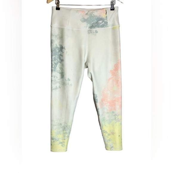 Calia By Carrie Underwood | Leggings No Seam 7/8 Tie Dye Lemon Ice High Rise EUC - Picture 6 of 11